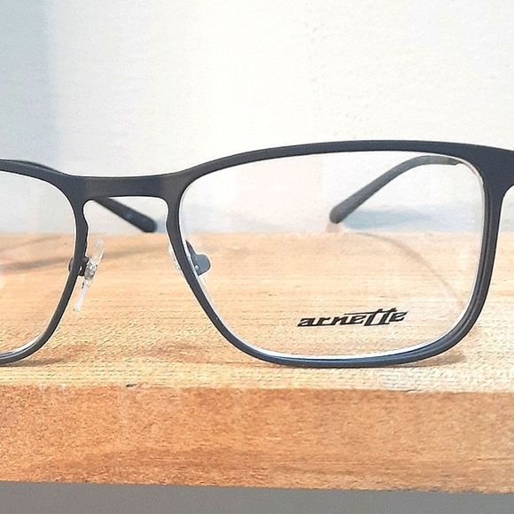 NEW full rim Eyeglass Frame by ARNETTE, Rx'able, Rectangle, 53-17-140, black - Picture 1 of 6